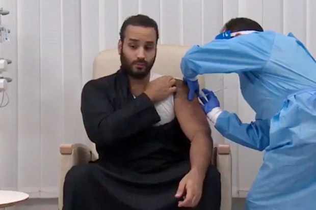 Vaksin arab saudi Arab Saudi