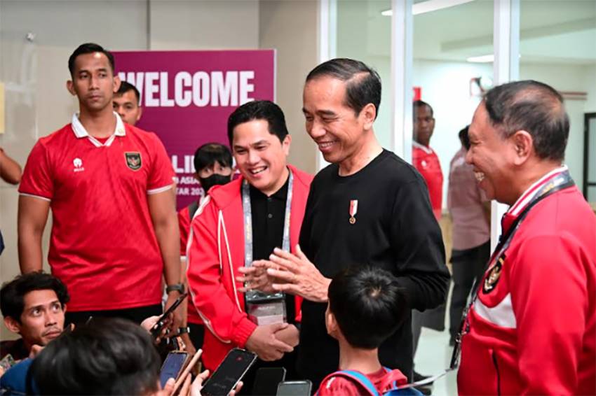 Presiden RI Joko Widodo Memberikan Apresiasi Kepada Timnas Indonesia U-23