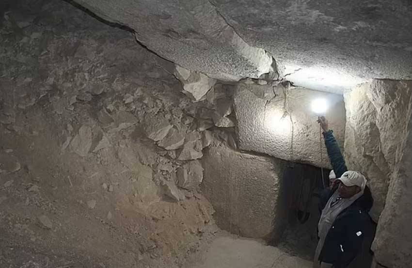 Ruang Rahasia Piramida Sahura Terungkap, Simpan Misteri 4.400 Tahun