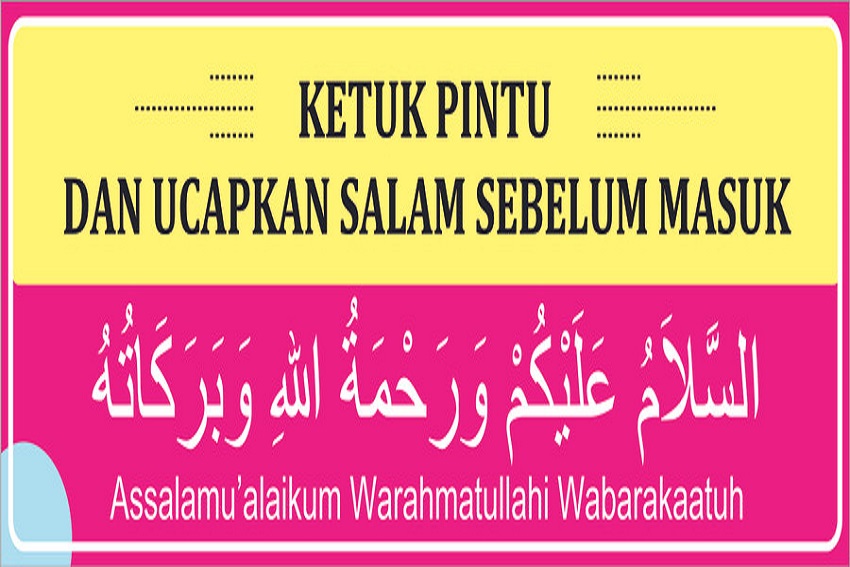 doa sebelum masuk rumah