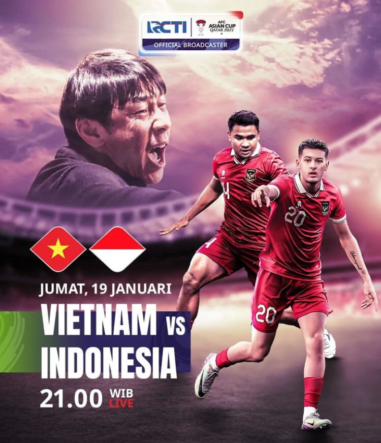 Indonesia Vs Vietnam Sama Sama Berambisi Menang Siapa Terjungkal Dari Piala Asia 2023 