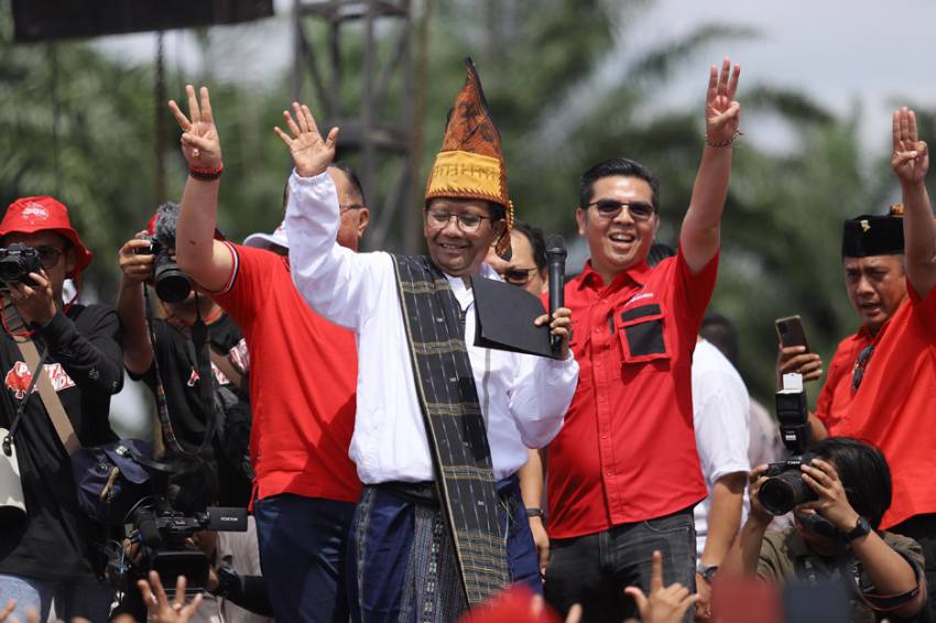 Mahfud MD Kampanye di Sumut, Bane Raja Manalu Usulkan Pemekaran Wilayah
