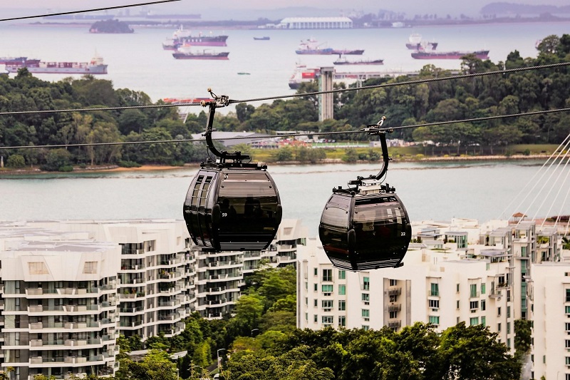 Menikmati Keindahan Singapura dari Atas dengan Singapore Cable Car