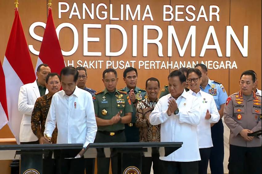 Didampingi Menhan Prabowo, Jokowi Resmikan RSPPN Panglima Besar Soedirman di Bintaro