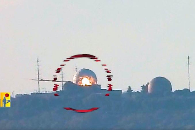 Puluhan Roket Katyusha Hizbullah Gempur Pangkalan Udara Meron Israel