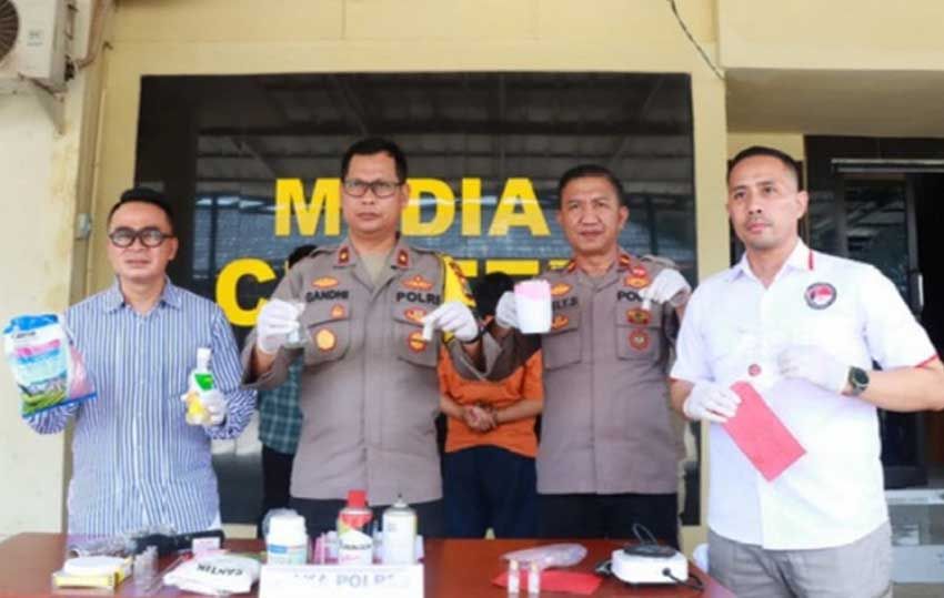 Polisi Bongkar Home Industri Sabu-sabu di Lampung Timur