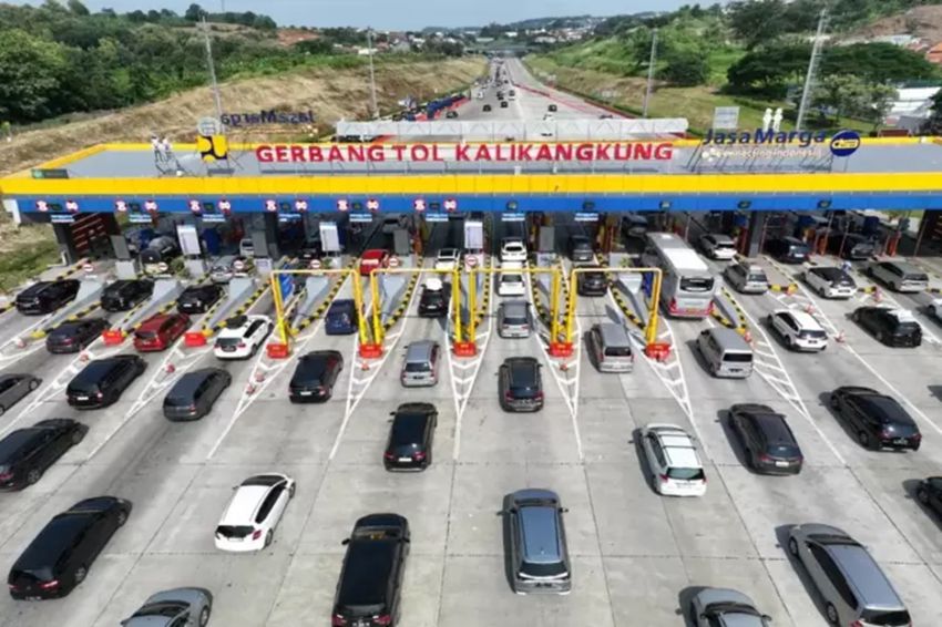 Arus Balik Lebaran, 25.390 Kendaraan Melintas GT Kalikangkung Menuju Jakarta