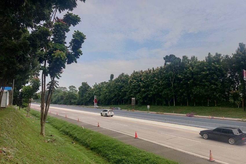 H+2 Lebaran, Arus Lalu Lintas Tol Cipali Daerah Subang Ramai Lancar