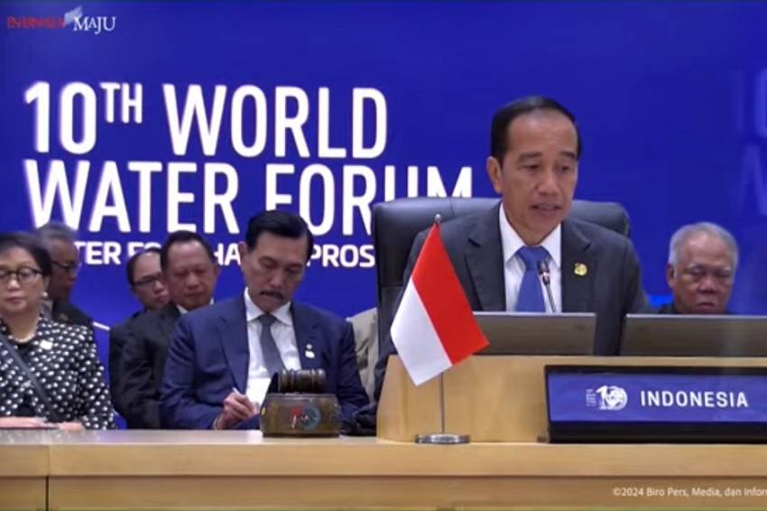 KTT WWF, Jokowi Pamer Bangun Infrastruktur Air dalam 10 Tahun Terakhir
