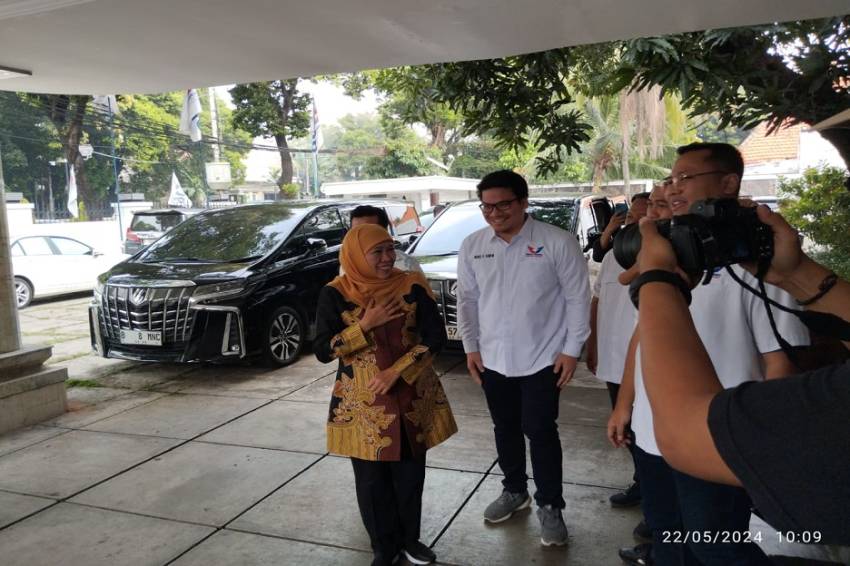 Khofifah dan Emil Dardak Kunjungi DPP Perindo