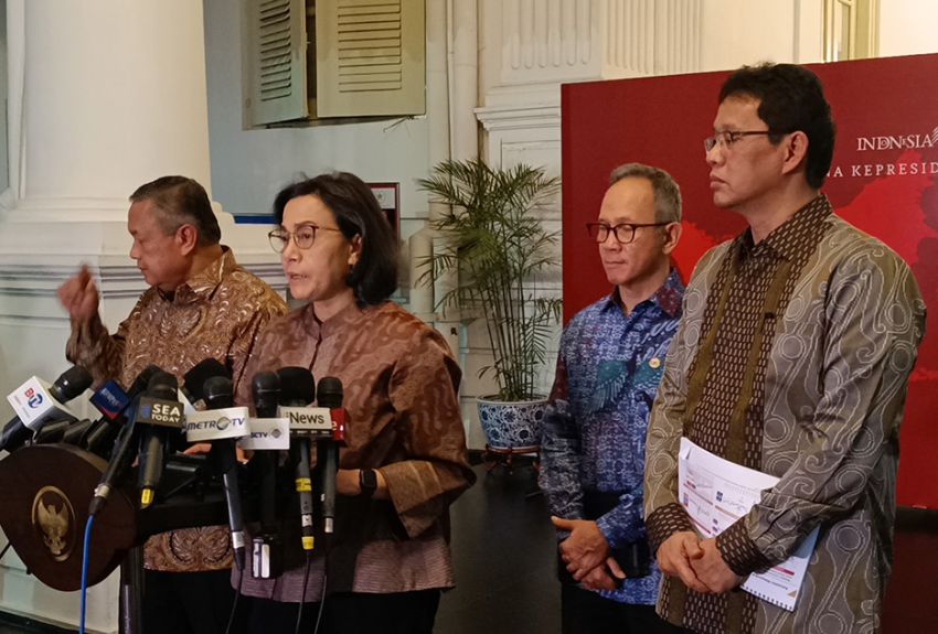 Bukan Hanya Rupiah, Ini Isi Bahasan Sri Mulyani Cs dan Jokowi di Istana