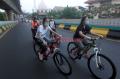 CFD Sudirman-Thamrin Ditiadakan, Warga Berolahraga di Jalan Layang Non Tol Antasari