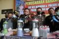 Polrestro Jakarta Pusat Musnahkan Barang Bukti Narkoba