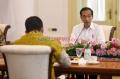 Presiden Jokowi Bertemu Pimpinan MPR di Istana Bogor