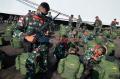 Ratusan Prajurit Yonif Raider 400/BR Siap Amankan Perbatasan RI-PNG