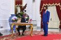 Presiden Jokowi Terima Kunjungan PM Malaysia Muhyiddin Yassin di Istana Merdeka