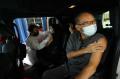 Layanan Vaksinasi Covid-19 Drive Thru untuk Lansia di PPK Kemayoran