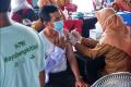 Vaksinasi Massal di Mal NIPAH Makassar