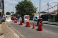 Tanpa Penjagaan, Pengendara Terobos Pos Penyekatan Jalan Raya Bogor