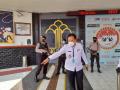 Polisi Bersenjata Lengkap Berjaga di Lokasi Kebakaran Lapas Tangerang