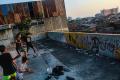 Nostalgia Sepak Bola Kampung di atas Gedung Pasar Utara Jakarta