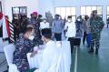 KSAL Dampingi Wapres RI Tinjau Serbuan Vaksinasi di Ponpes An Nawawi Tanara Banten