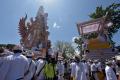 Ratusan Warga Hadiri Upacara Ngaben Berskala Besar di Bali