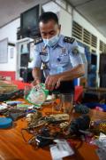 Silet hingga Pisau Rakitan Ditemukan saat Penggeledahan Barang Terlarang di Lapas Gorontalo