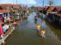 Banjir Rob Rendam Ratusan Rumah Warga di Pekalongan