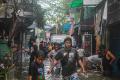 Banjir Rob Landa Permukiman Lodan Raya, Warga Pilih Bertahan di Rumah