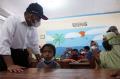 Menko PMK Muhadjir Effendy Tinjau Vaksinasi Covid-19 Anak di Kepulauan Seribu