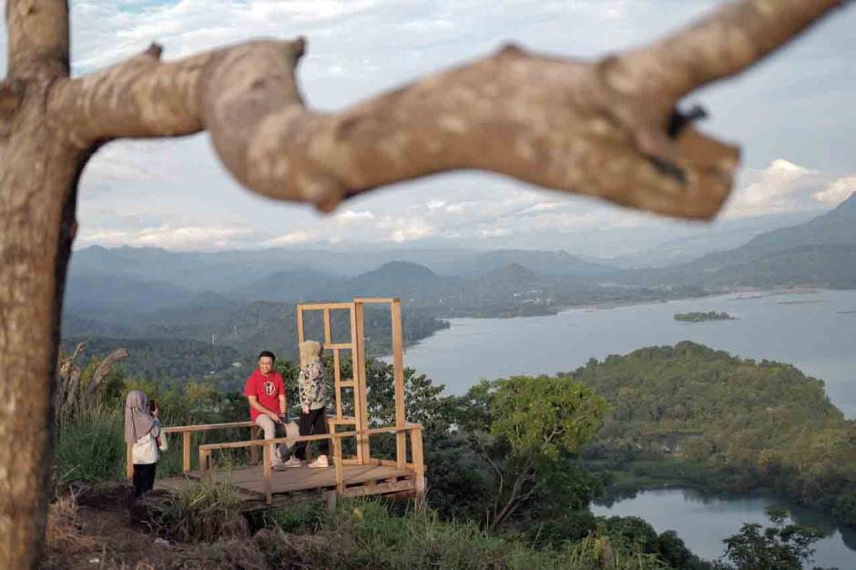 FOTO Menikmati Pesona Alam Bukit Bollangi di Kabupaten Gowa