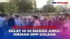 Momen Airlangga Hartarto hingga Aburizal Bakrie Salat Iduladha di Masjid Ainul Hikmah DPP Golkar