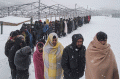 Migran Timur Tengah Terlantar Saat Badai Salju di Bosnia