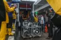 Uji Coba Mobil Pompa Penyedot Air di Kota Palembang