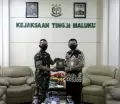 Tingkatkan Sinergitas, Pangdam  XVI/Pattimura Temu Bincang  Kajati Maluku
