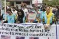 Unjuk Rasa Pengungsi Imigran Afghanistan di Batam