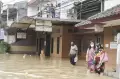Penampakan Banjir Setinggi 2 Meter, Rendam Ribuan Rumah Warga di Pondok Gede Permai Bekasi