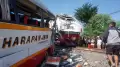 Kecelakaan Kereta Api vs Bus Harapan Jaya di Tulungagung, 5 Penumpang Termasuk Sopir Tewas