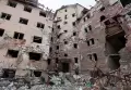 Serangan Rusia Berlanjut, Gedung-gedung Tempat Tinggal Warga Kota Irpin Porak-poranda