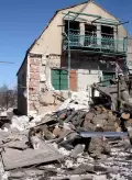 Serangan Militer Rusia Hancurkan Permukiman Warga Derhachi di Ukraina