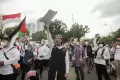 Aksi Damai Bela Palestina di Depan Kedutaan Besar Amerika Serikat
