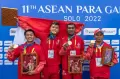 Medali Emas Renang Estafet 4x100 Gaya Bebas Putra 49 Poin APG 2022