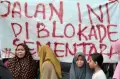 Aksi Blokir Jalan di Muarojambi
