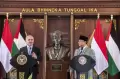 Kunjungan PM Palestina Disambut Hangat Menhan Prabowo Subianto