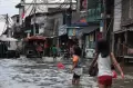 Banjir Rob Landa Pesisir Jakarta