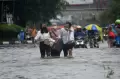 Banjir Genangi Kawasan Titik Nol Kota Semarang