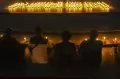 Penyalaan 1000 Lilin Peringati Perang 5 Hari 5 Malam di Palembang