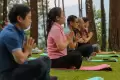 Menparekraf Sandiaga Uno Ajak Delegasi ATF Yoga dan Sarapan Pagi di Bukit Dagi
