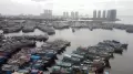 Cuaca Buruk, Ratusan Kapal Ikan Bersandar di Pelabuhan Nizam Zachman
